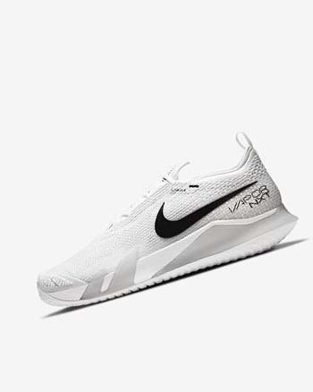 Nike Court React Vapor NXT Blancos Grises Negros | MX 4540